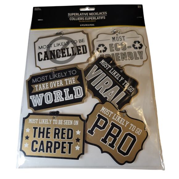 Hollywood Awards Night Party Decor Set Backdrop, Props, Swirls, Napkins and More - Picture 8 of 16